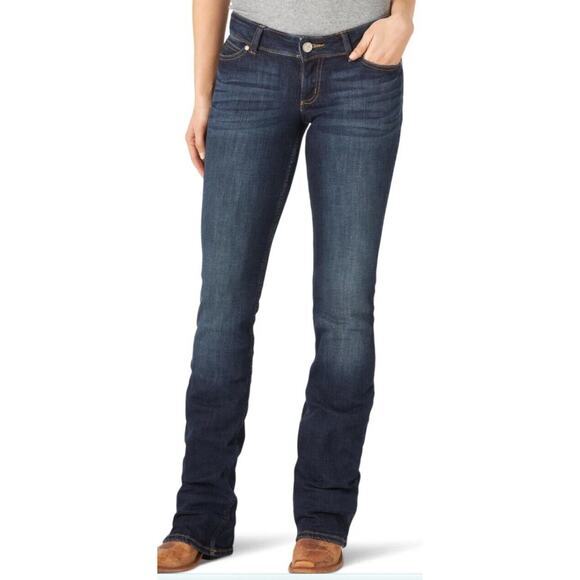 Wrangler Womens 9/10 31 X 30 Retro Sadie Bootcut‎ Low Rise Jeans Western Cowgirl - Picture 7 of 8
